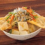【高知】シラスと豆腐のサラダ