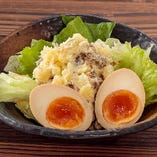 【徳島】カツオのポテサラ味玉のせ
