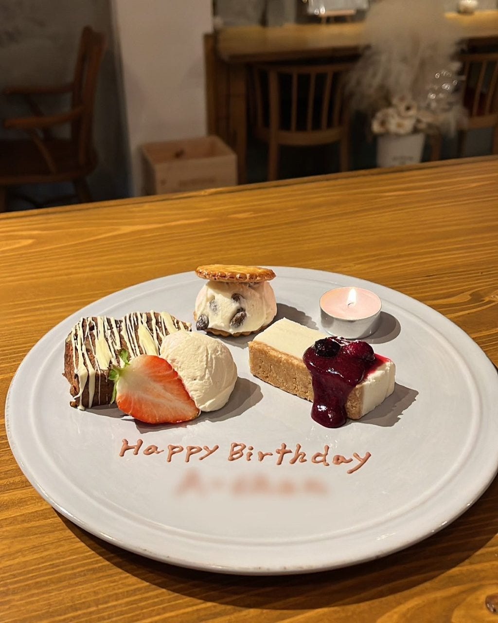 birthday＆anniversary　プレート