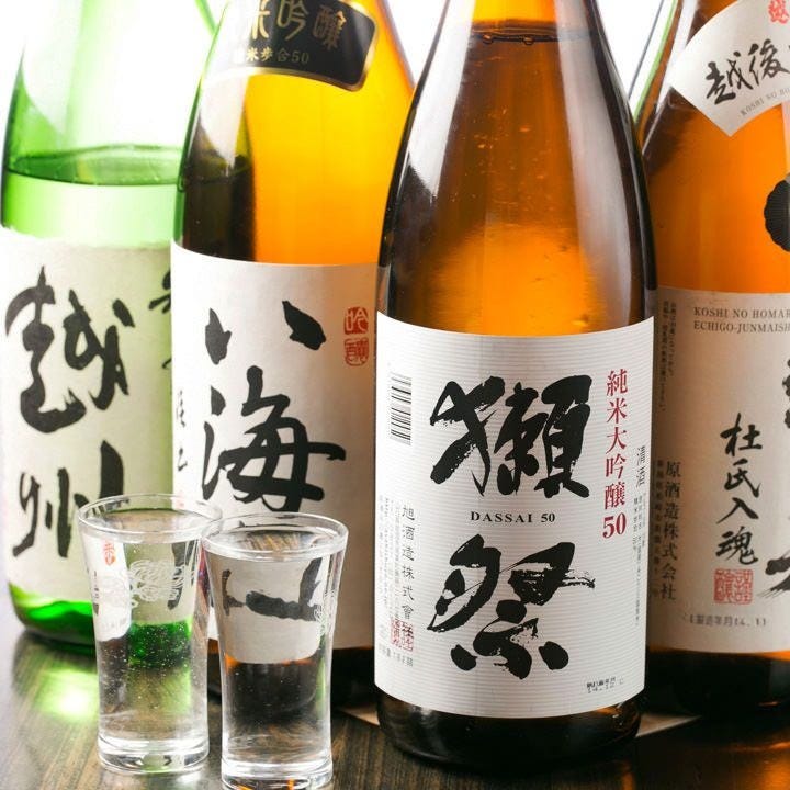日本酒をはじめあらゆるお酒が充実のラインナップ♪