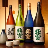 佐渡の日本酒。現地でもなかなか呑まれないものもご用意。