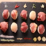 話題の肉寿司をはじめ肉料理を豊富にご用意！