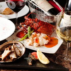 神戸牛 ステーキ Ishida． 本店_帆立貝柱や活鮑などシーフードもお楽しみください