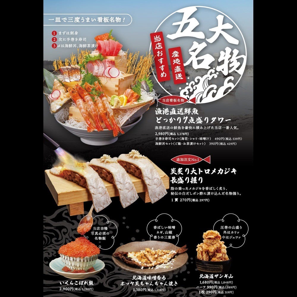 ネオ炉端 道南農林水産部 錦本店（（名古屋）伏見/居酒屋） - 楽天ぐるなび