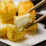 変わり種天ぷら　牛乳天　～ハチミツと共に～