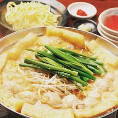名物！濃厚白味噌スープの京もつ鍋