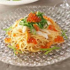 からすみとうにいくらの冷製パスタ　1,780円