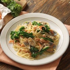 駿河湾産桜海老と春野菜のボンゴレビアンコ　1,780円