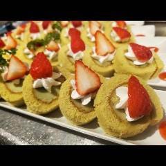 ドリンク原価提供居酒屋 Aji菜（アジサイ）浜松_ピスタチオロールケーキ