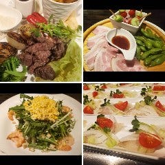 ドリンク原価提供居酒屋 Aji菜（アジサイ）浜松_味はもちろん、彩りや珍しさも楽めるコース内容に！