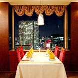 【席のみ予約はこちらから】禁煙席 夜景デートやお子様連れのお食事に ★お食事はご来店後にご注文ください