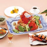 【曙（あけぼの）】伊勢海老の焼物・サラダ・スープなど全9品 五感で絶品伊勢海老をご堪能｜宴会 ランチ