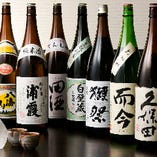 豊富な日本酒の数々