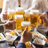 豊富なお酒メニュー取り揃えております◎お料理に合わせた一杯！