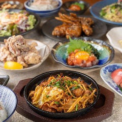【個室居酒屋】 団欒 ～だんらん～ 仙台一番町店_金華鯖や笹かまに十和田焼きなどご当地食材満載★名物お試しコース 2.5時間飲み放題 8品 4,000円