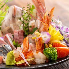 【個室居酒屋】 団欒 ～だんらん～ 仙台一番町店_気仙沼漁港直送 お刺身盛り合せ7種