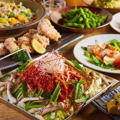 【個室居酒屋】 団欒 ～だんらん～ 仙台一番町店_イチ押し◎鮮魚2種盛りにコク旨 鶏ちゃん焼き【満喫コース】2時間飲み放題 8品 3,500円 宴会 飲み会
