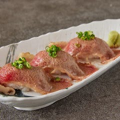 【個室居酒屋】 団欒 ～だんらん～ 仙台一番町店_仙台牛の炙り肉寿司