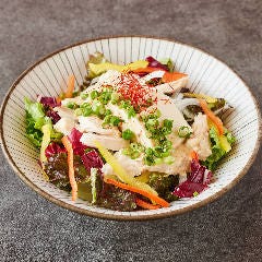 【個室居酒屋】 団欒 ～だんらん～ 仙台一番町店_豆腐と蒸し鶏のゴマダレサラダ