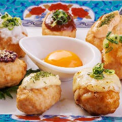 【個室居酒屋】 団欒 ～だんらん～ 仙台一番町店_彩り豊かなてごねつくねお任せ盛り合わせ
