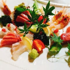 ご予約で新鮮高級お造り盛り合わせ