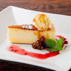銀座ワイン食堂 パパミラノ サピアタワー店_ブリュレ風チーズケーキ　