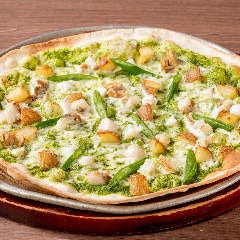 銀座ワイン食堂 パパミラノ サピアタワー店_ホタテと小柱、じゃがいものジェノバソース