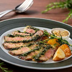 銀座ワイン食堂 パパミラノ サピアタワー店_ハーブ香る熟成黒豚のロースト ピクルスとマスタードのソース