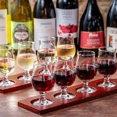 銀座ワイン食堂 パパミラノ サピアタワー店_ワイン飲み比べ