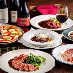 銀座ワイン食堂 パパミラノ サピアタワー店_看板３商品◆プレミアムマルゲリータ◆牛カツレツ◆ボロネーゼ