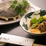 会席料理は銘々盛りでご提供します