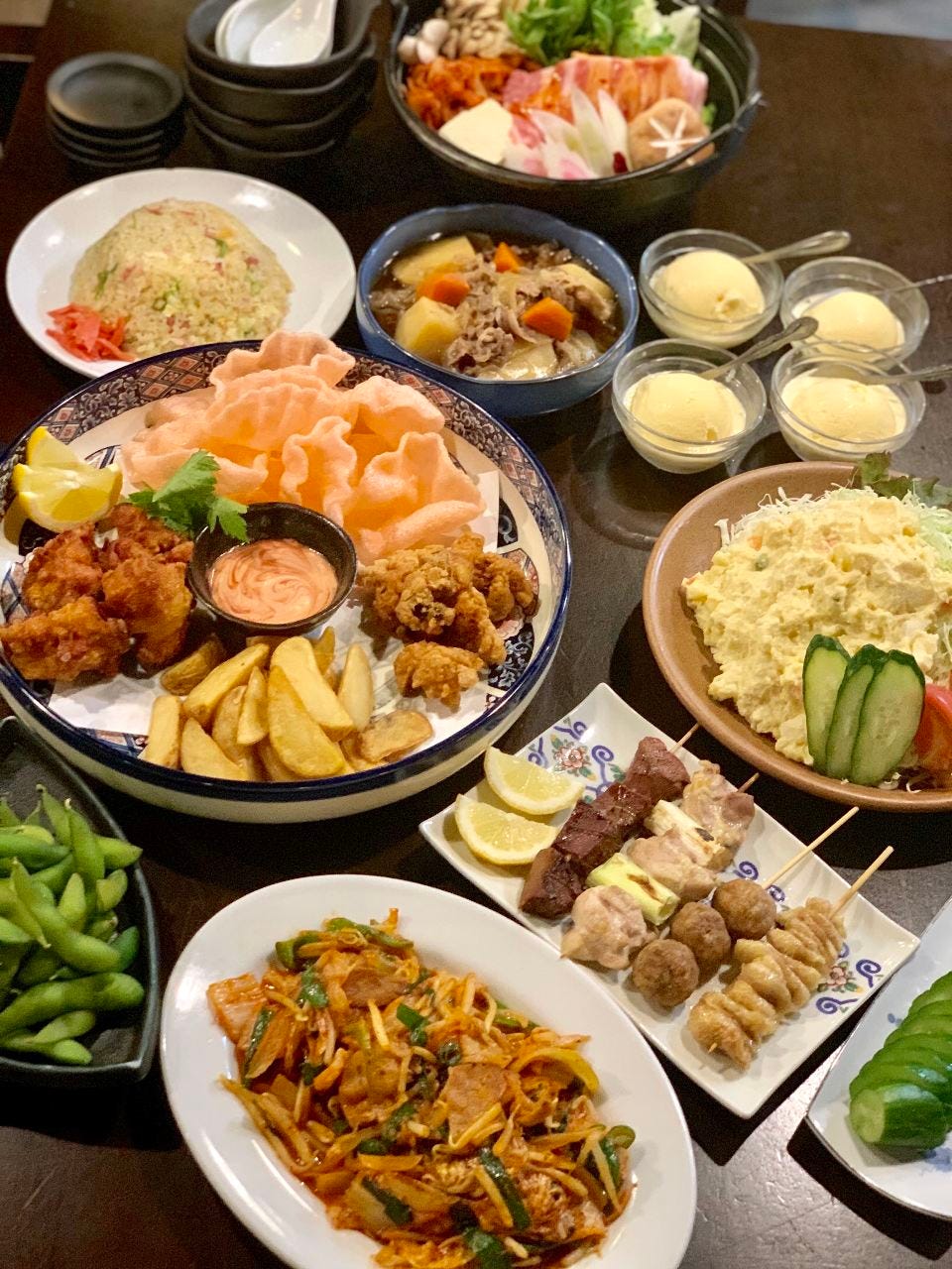 2時間飲み放題付き 梅コース 2480円 6品 リーズナブルに定番料理を楽しむ 女子会 少人数宴会の詳細 赤札酒蔵 神田 居酒屋 ぐるなび