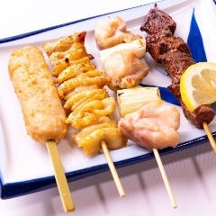 ジューシーな焼き鳥もおすすめ◎ぜひお試しください!