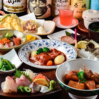 壱岐の食材と日本酒のお店 髭達磨 姪浜駅本店 コースの画像