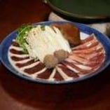 【松】地鶏鍋、又は すき鍋コース(8品)