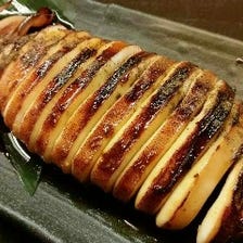 スルメイカの姿焼き