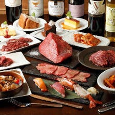 【食べ放題】10種類以上のお肉と多彩なオリジナル料理で圧巻の品揃え『ステーキなど2時間食べ放題コース』