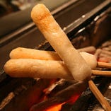 秋田名物　味噌焼き　きりたんぽ串