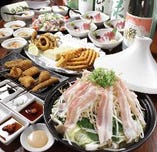 タジン鍋とお造り＆串揚げのコース【お料理のみ3500円(税込)】