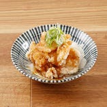 鶏皮ポン酢/大根味噌漬けとクリームチーズ