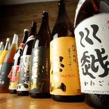 本格焼酎も種類豊富