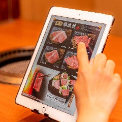 タブレットを使用したラクラク注文◎