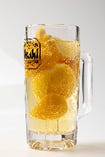 【新レモンハイボール】おすすめ！-20度まで凍らせたフレッシュレモンを氷の代りに使用するため、薄まる事がなく、時間と共にレモン感が増していく、新感覚のハイボールです！二杯目・三杯目は、追いサワーで更にレモン感をお楽しみ下さい♪