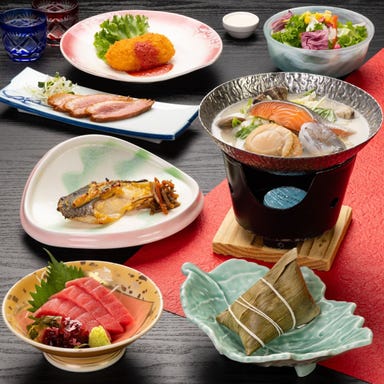 創作料理ゆうが三島_忘年会・新年会に!「人気の海鮮が入ったイチオシプラン」ゆうがプラン(4,400円)/全7品