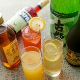 京都の地酒をはじめとしたお料理に合う充実の飲み物を取り揃え