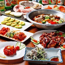 本格韓国料理が100種類越え！！