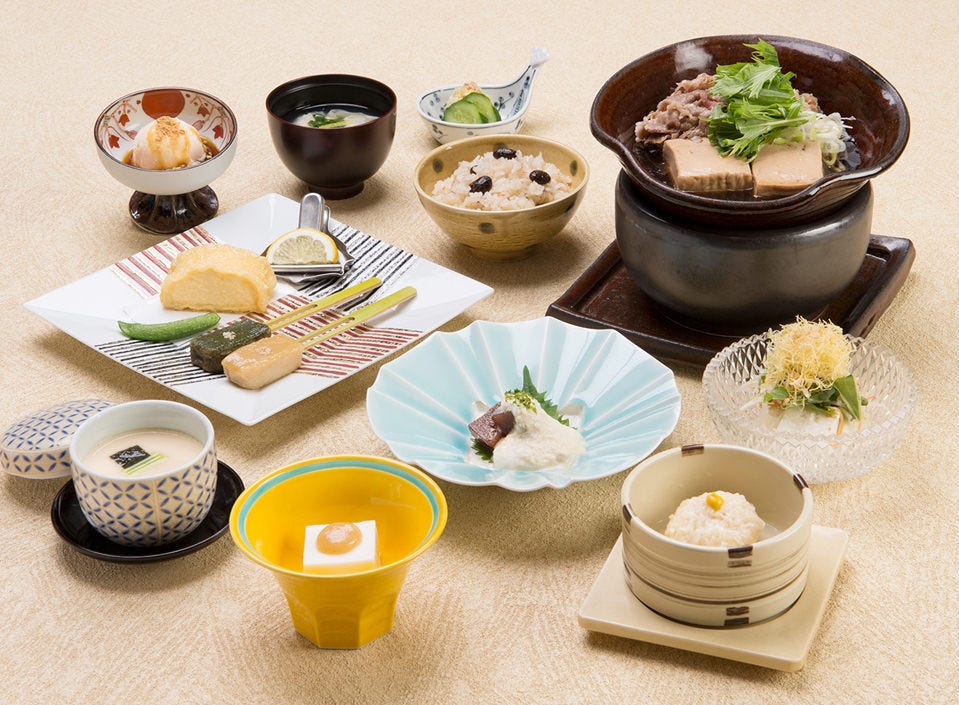 梅の花 郡山店 懐石料理 湯葉と豆腐