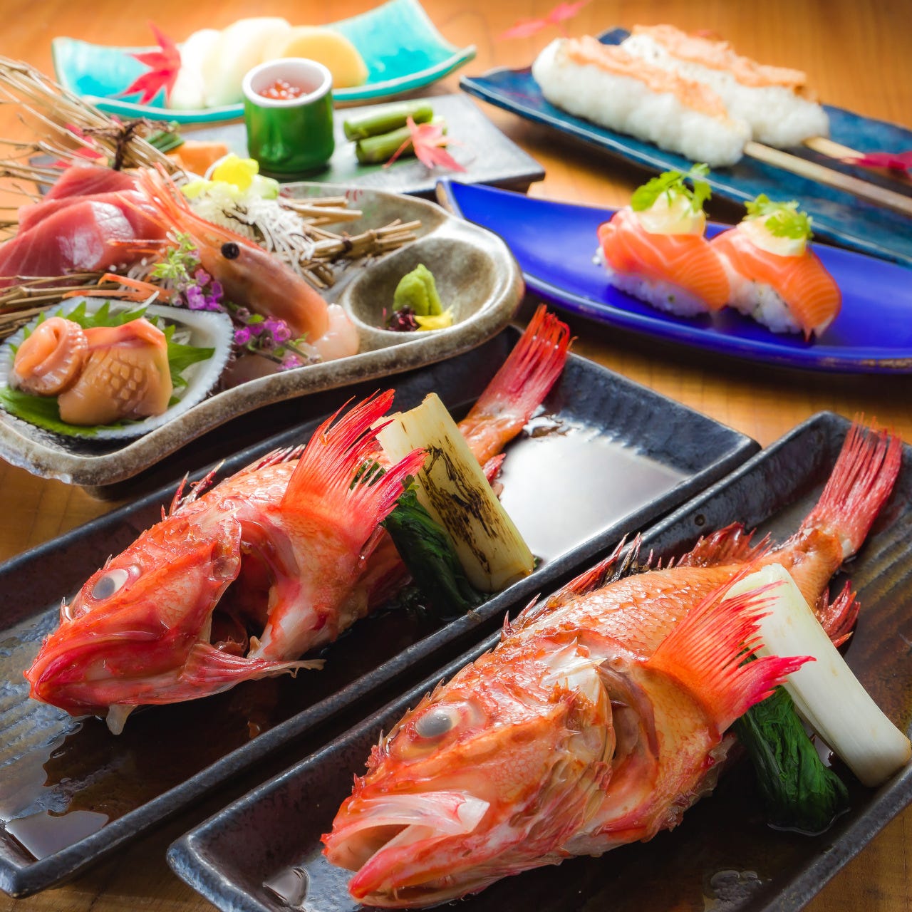 北海道産キンキの煮付け会席 全9品 5000円 税込 の詳細 ろば炭魚 はなれ 赤羽 居酒屋 ぐるなび