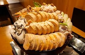 牡蠣・あん肝・海老・いか・蟹味噌、6種の野菜の豪華な痛風鍋♪
