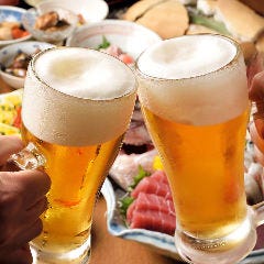 完全個室 地鶏焼き鳥と築地海鮮 創作居酒屋 よりみち 新橋店_◆２H単品飲み放題◆当日OK！2時間飲み放題クーポン利用でお得！【2500&rarr;1650円】金祝前日2200円
